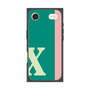 プレミアムスクエアケース［ オリジナル - initial color line - X green ］