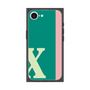 プレミアムスクエアケース［ オリジナル - initial color line - X green ］