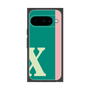 プレミアムスクエアケース［ オリジナル - initial color line - X green ］