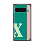 プレミアムスクエアケース［ オリジナル - initial color line - X green ］