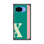 プレミアムスクエアケース［ オリジナル - initial color line - X green ］