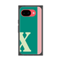 プレミアムスクエアケース［ オリジナル - initial color line - X green ］