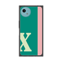 プレミアムスクエアケース［ オリジナル - initial color line - X green ］