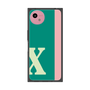 プレミアムスクエアケース［ オリジナル - initial color line - X green ］