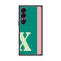 プレミアムスクエアケース［ オリジナル - initial color line - X green ］