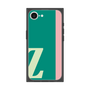 プレミアムスクエアケース［ オリジナル - initial color line - Z green ］