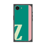 プレミアムスクエアケース［ オリジナル - initial color line - Z green ］