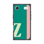 プレミアムスクエアケース［ オリジナル - initial color line - Z green ］