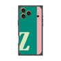 プレミアムスクエアケース［ オリジナル - initial color line - Z green ］