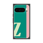 プレミアムスクエアケース［ オリジナル - initial color line - Z green ］