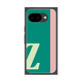 プレミアムスクエアケース［ オリジナル - initial color line - Z green ］