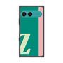 プレミアムスクエアケース［ オリジナル - initial color line - Z green ］