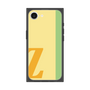 プレミアムスクエアケース［ オリジナル - initial color line - Z yellow ］