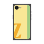 プレミアムスクエアケース［ オリジナル - initial color line - Z yellow ］