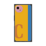 プレミアムスクエアケース［ オリジナル - initial color line - C orange ］