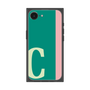 プレミアムスクエアケース［ オリジナル - initial color line - C green ］