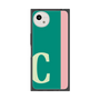 プレミアムスクエアケース［ オリジナル - initial color line - C green ］