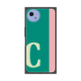 プレミアムスクエアケース［ オリジナル - initial color line - C green ］
