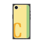 プレミアムスクエアケース［ オリジナル - initial color line - C yellow ］