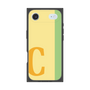プレミアムスクエアケース［ オリジナル - initial color line - C yellow ］
