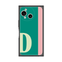 プレミアムスクエアケース［ オリジナル - initial color line - D green ］