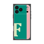 プレミアムスクエアケース［ オリジナル - initial color line - F green ］