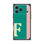 プレミアムスクエアケース［ オリジナル - initial color line - F green ］