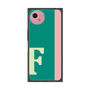 プレミアムスクエアケース［ オリジナル - initial color line - F green ］