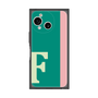 プレミアムスクエアケース［ オリジナル - initial color line - F green ］