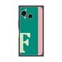 プレミアムスクエアケース［ オリジナル - initial color line - F green ］