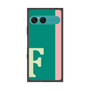 プレミアムスクエアケース［ オリジナル - initial color line - F green ］