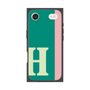 プレミアムスクエアケース［ オリジナル - initial color line - H green ］