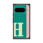 プレミアムスクエアケース［ オリジナル - initial color line - H green ］
