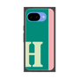 プレミアムスクエアケース［ オリジナル - initial color line - H green ］