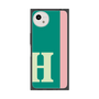 プレミアムスクエアケース［ オリジナル - initial color line - H green ］