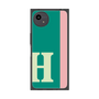 プレミアムスクエアケース［ オリジナル - initial color line - H green ］