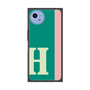 プレミアムスクエアケース［ オリジナル - initial color line - H green ］