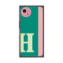 プレミアムスクエアケース［ オリジナル - initial color line - H green ］