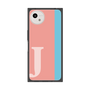 プレミアムスクエアケース［ オリジナル - initial color line - J pink ］