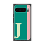 プレミアムスクエアケース［ オリジナル - initial color line - J green ］