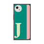 プレミアムスクエアケース［ オリジナル - initial color line - J green ］