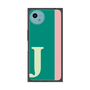 プレミアムスクエアケース［ オリジナル - initial color line - J green ］
