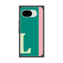プレミアムスクエアケース［ オリジナル - initial color line - L green ］