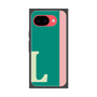 プレミアムスクエアケース［ オリジナル - initial color line - L green ］