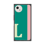 プレミアムスクエアケース［ オリジナル - initial color line - L green ］