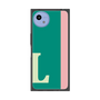 プレミアムスクエアケース［ オリジナル - initial color line - L green ］