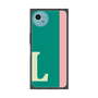 プレミアムスクエアケース［ オリジナル - initial color line - L green ］