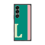 プレミアムスクエアケース［ オリジナル - initial color line - L green ］