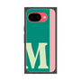 プレミアムスクエアケース［ オリジナル - initial color line - M green ］