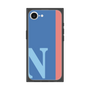 プレミアムスクエアケース［ オリジナル - initial color line - N blue ］